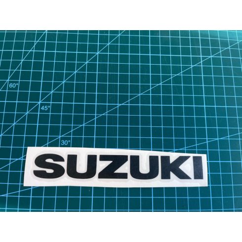 SUZUKI felirat autósmatrica (fekete, 15cm)