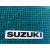 SUZUKI felirat autósmatrica (fekete, 15cm)