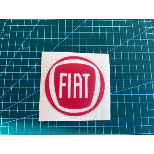 FIAT LOGO felni 4 db autósmatrica (piros, 8cm)