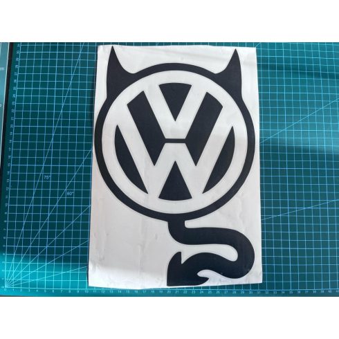 Volkswagen ördög autósmatrica (fekete, 30cm)