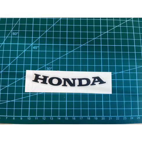 Honda íves felirat autósmatrica (fekete, 10cm)