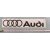 Audi logo autósmatrica (fekete 30cm)
