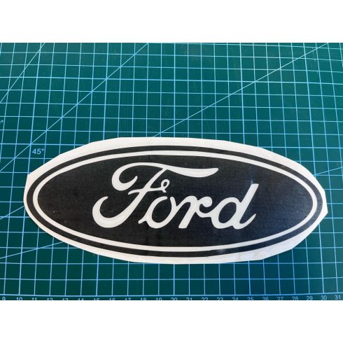 FORD logo autó matrica (fekete, 20cm)