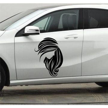 Bájos nő tuning (1db) matrica 