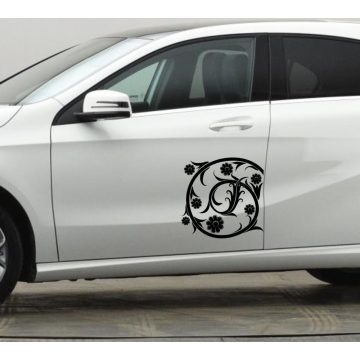 Tekeredő virág tuning (1db)  matrica 