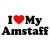 I Love My Amstaff matrica