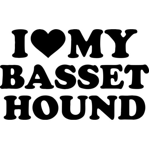 Basset Hound 5 matrica
