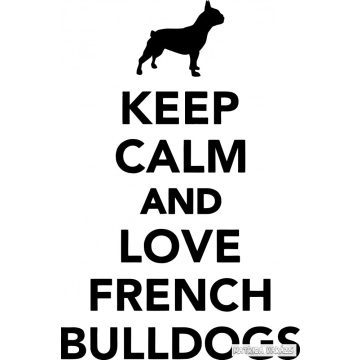 Francia bulldog matrica 21