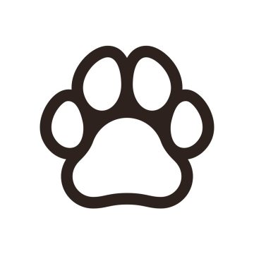 Szimpla kutyatappancs matrica