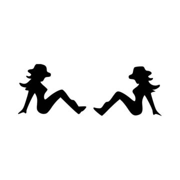 2 Cowgirl - Szélvédő matrica
