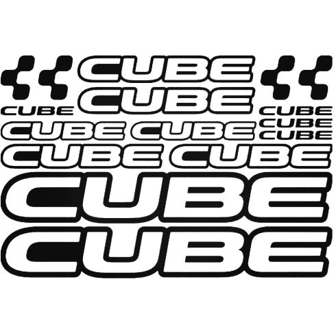 CUBE bicikli matrica szett