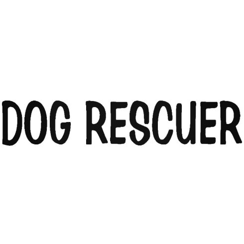 DOG RESCUER matrica