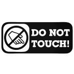 Do Not Touch! - Szélvédő matrica