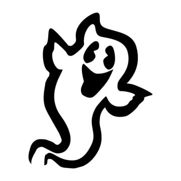 Halloween cukiság Matrica