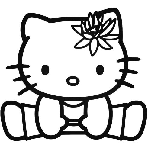 Hello Kitty spárga matrica