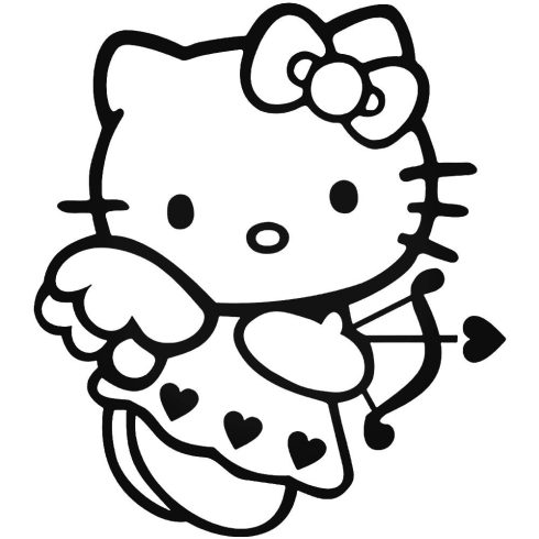Hello Kitty Cupido matrica 