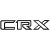 Honda CRX "1" matrica