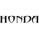 Honda matrica Tribal felirat
