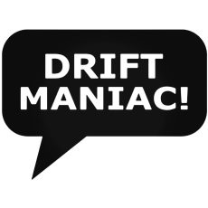 Dirft Maniac! - Szélvédő matrica