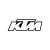 KTM felirat "1" matrica
