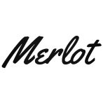 Merlot szép felirat Autómatrica