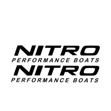 2x Nitro Performance - Szélvédő matrica