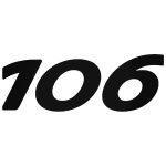 Peugeot matrica 106 felirat