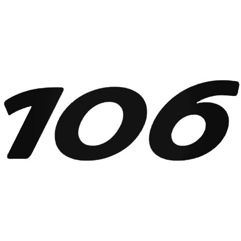 Peugeot matrica 106 felirat 1