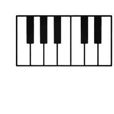Zongora billentyűk Autómatrica