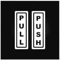 Pull Push feliratok Autómatrica