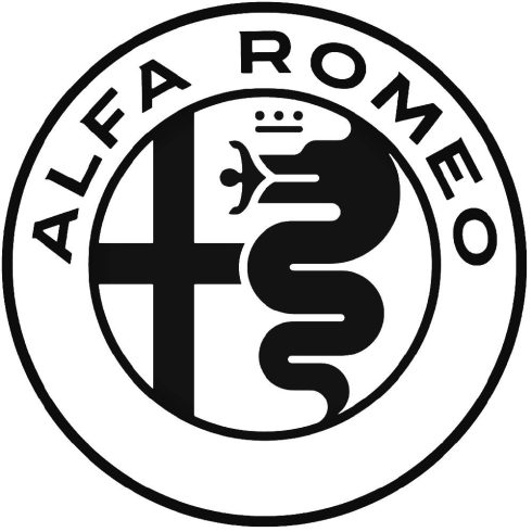 Alfa Romeo embléma matrica 2