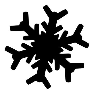 Hópehely "9" matrica