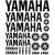 Yamaha szett matrica