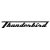 Thunderbird egyszerű felirat - Autómatrica