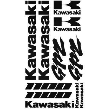 Kawasaki 1100 GPZ szett matrica