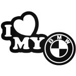 I Love My BMW matrica 4