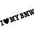 I Love My BMW matrica 5