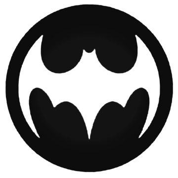 Régi Batman logó "1" Autómatrica