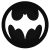 Régi Batman logó "1" Autómatrica