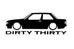 BMW matrica Dirty Thirty