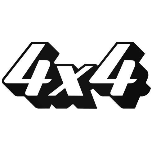 4x4 "10" - Szélvédő matrica