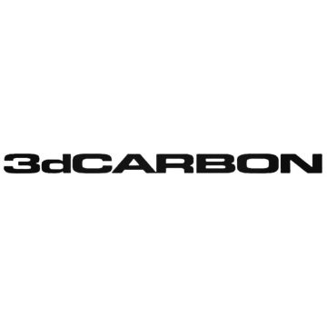 3dCARBON felirat - Szélvédő matrica 