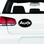 Régi Audi embléma matrica