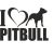 I Love Pitbull matrica