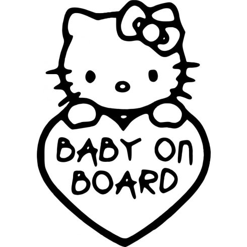 Baby on Board  Hello Kitty autómatrica