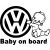  Baby on Board Volkswagen autómatrica