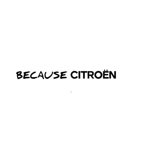 Because Citroen matrica