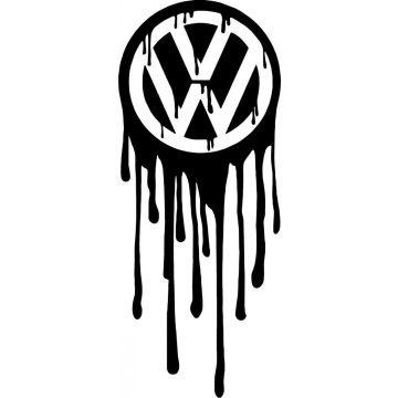 Elfolyt VW embléma matrica