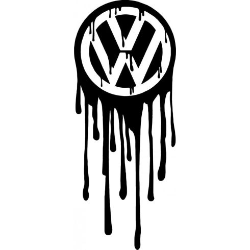Elfolyt VW embléma matrica