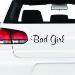 Bad Girl - Szélvédő matrica